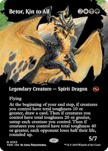 Betor, Kin to All (Borderless) (Tarkir: Dragonstorm) Foil