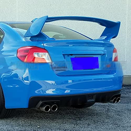 MADALLO Aileron ArrièRe De Voiture Abs pour S-ubaru Impreza WRX STI Style 2015-2016, Aileron De Couvercle De Coffre, Aileron De Toit ArrièRe, Accessoires De Modification De Voiture(Noir Brillant)