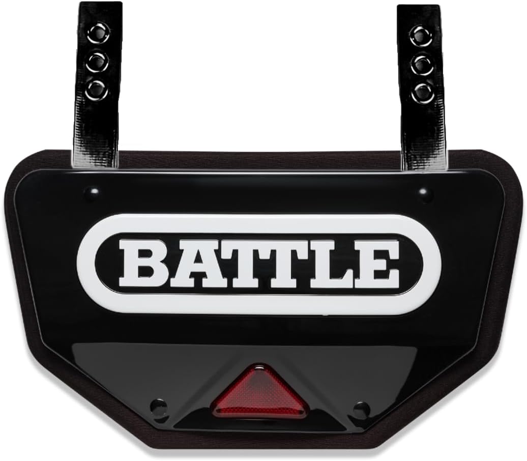Battle Sports Defender Pro Football Back Plate, Adult & Youth Sizes, EVA Foam Padding