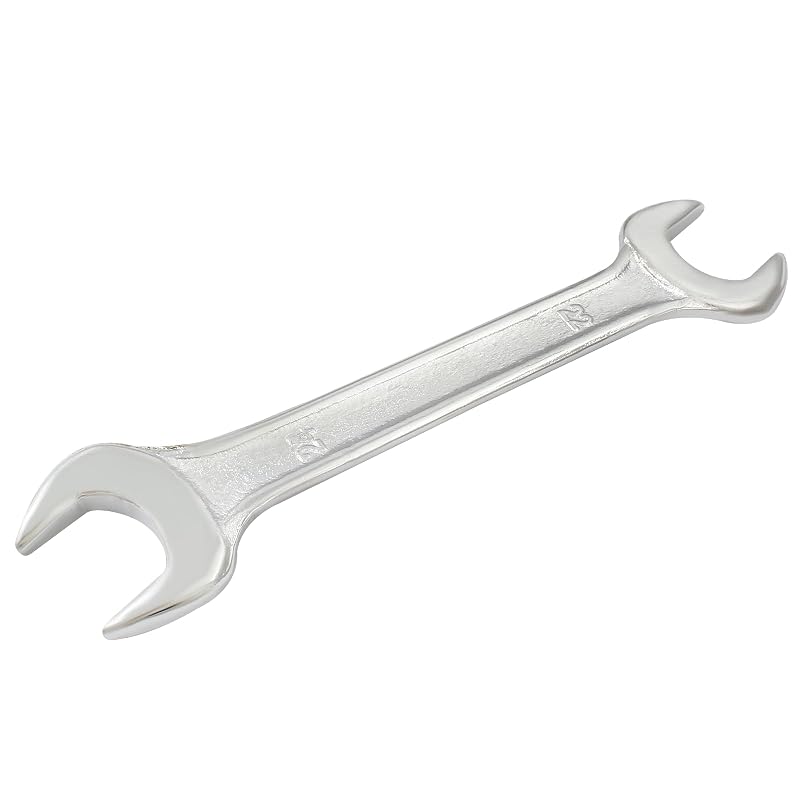 Chave de Boca Dupla Auvotuis 22 x 24 mm em Aço Carbono, 5 mm de Espessura
