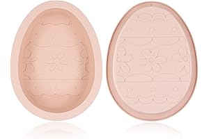 2pcs Easter Chocolate Mold, Silicone Egg Cake Pans