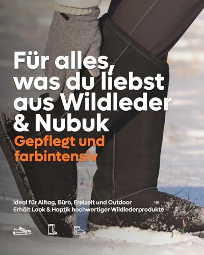 Collonil Nubuk + Textile dunkelblau 100 ml – Farbpflege für Wildleder, Rauleder, Nubuk & Velours – Dunkelblaue Flüssig-Schuhpflege zur Farbauffrischung – Lederpflege Schuhe – Made in Germany
