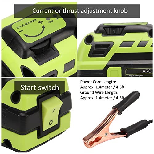 Soldador a Arco, Máquina de Solda Portátil Pequeno Portátil Proteção IP21 Controle Automático de Tem