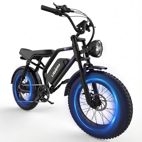 Likebike 2000W Electric Bike for Adults, 32 MPH 20" Fat