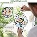 Gift Birds Handmade Chickadee Stained Glass Suncatchers Genuine Stained Glass Window Hanging Unique Indoor Ornament & Outdoor Decor (Chickadee Panel)