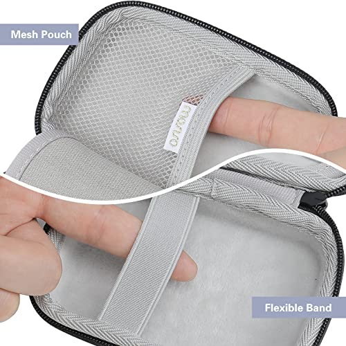 Mosis Compatible With Sony Dscw 800/830&Compatible With Canon Powershot Elph 180/190&Compatible With Abergbest 21 Mega Pixels 2.7" Lcd Rechargeable Hd, Digital Camera Case Bag With Hand Strap, Black #TOP5