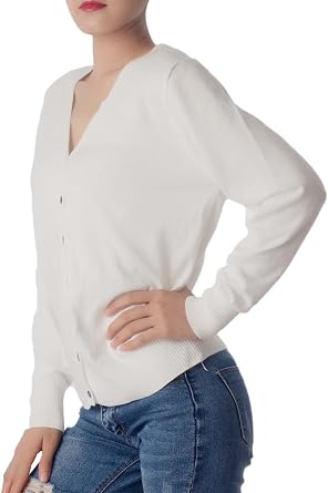 iB-iP Women's Fashion Button Sweater Lightweight Cardigan
