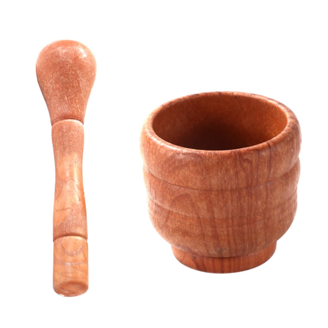 CATIEBYE 1set Garlic Masher and Grinding Handheld Garlic Crusher Ergonomic Pestle Design Easy Mashing and for Home Cooking and Kitchen Use