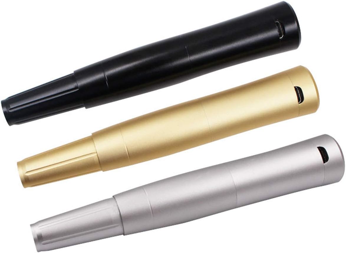 Wireless Using Micropigmentation Tattoo Machine Silver Permanent Makeup Pen Machine Device with 20pcs Nano Cartridge Needles Eyebrows PMU Beauty(Machine+20pcs Needles)