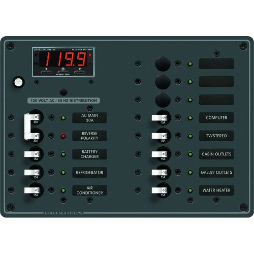 Blue Sea Systems 8407 AC Main + 11 Positions