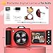 Myvia Kids Camera, Christmas Birthday Gifts for Boys Girls Age 3-12,Upgrade HD Flip Digital Video Cameras for Kids, Portable Toys for 3 4 5 6 7 8 9 10 Year Old Childrens with 32GB SD Card-Red