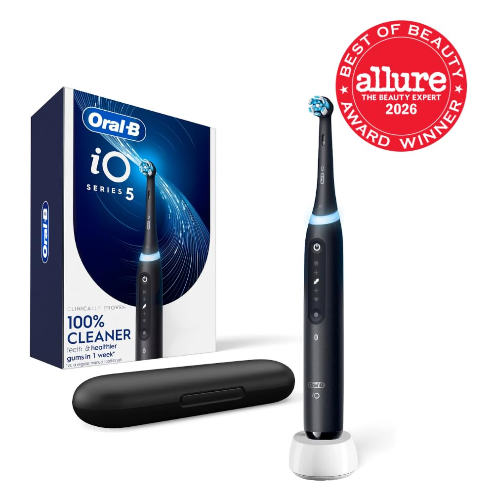 Oral-B iO Series 5 電動歯ブラシ 本体 マットブラック Amazon | Oral-B iO Series 5 Electric Toothbrush with (1) Brush