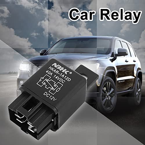 uxcell 4 Pin BL1308048 DC 12V 40A Universal Car Vehicle Motor Fuse Relay Switch Power