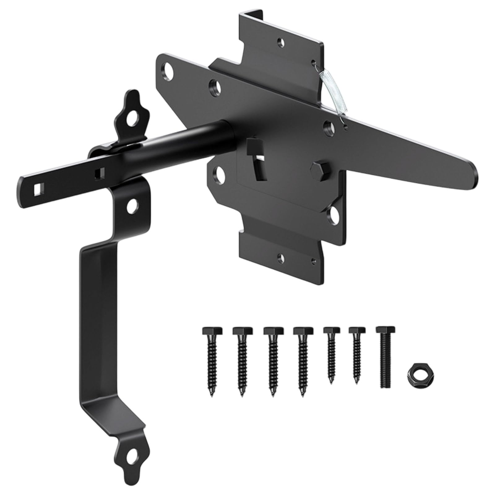 Fentency A Uto Locking Gate Latches Outdoor Fence Gate Utomatic Closing Door Hardware Heavy Duty Iron Security Heavy Duty Iron Security
