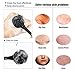 Beomeen 4 Pack Silicone Facial Cleansing Brush 4 in 1, Silicone Face Exfoliating Wash Scrub Brush Dual Face Double-Ended for Face Skincare and Massage (Black)