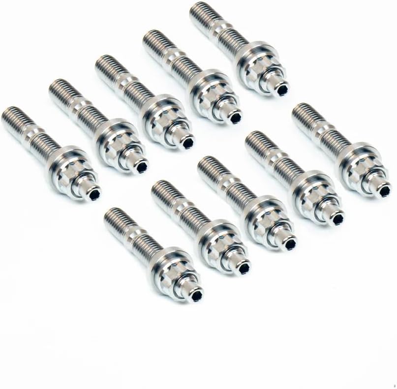 SpeedFactory Racing Titanium B/D/F/H/J Series Intake/Exhaust Manifold Stud Kits (Burnt, 45mm)