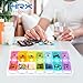 HRX Package Medicine Pill Boxes 7 Day AM/PM, Easy Fill & Open Medication Organizer Vitamin Reminder Holder Day and Night
