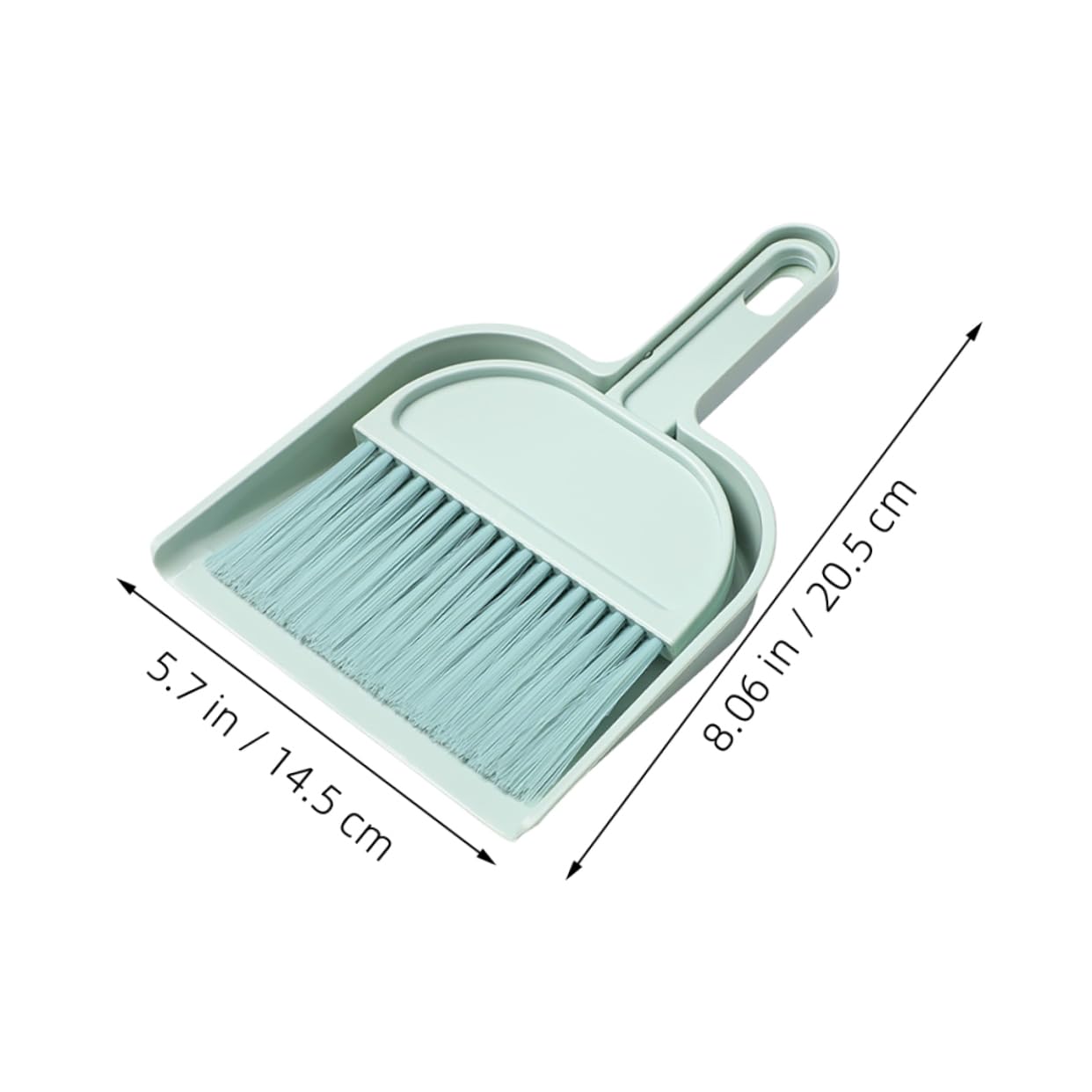 COLLBATH Table Mini Dustpan and Brush Set Easy to Use for Quick Desktop Tidying