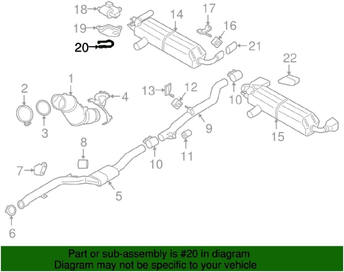 18307620323 Electronic Exhaust Actuator Flap Valve Spring Clip Fixing Bow Rattling Noise Fix for BMW 1 2 3 4 5 6 7 SERIES X1 X2 X5 X6