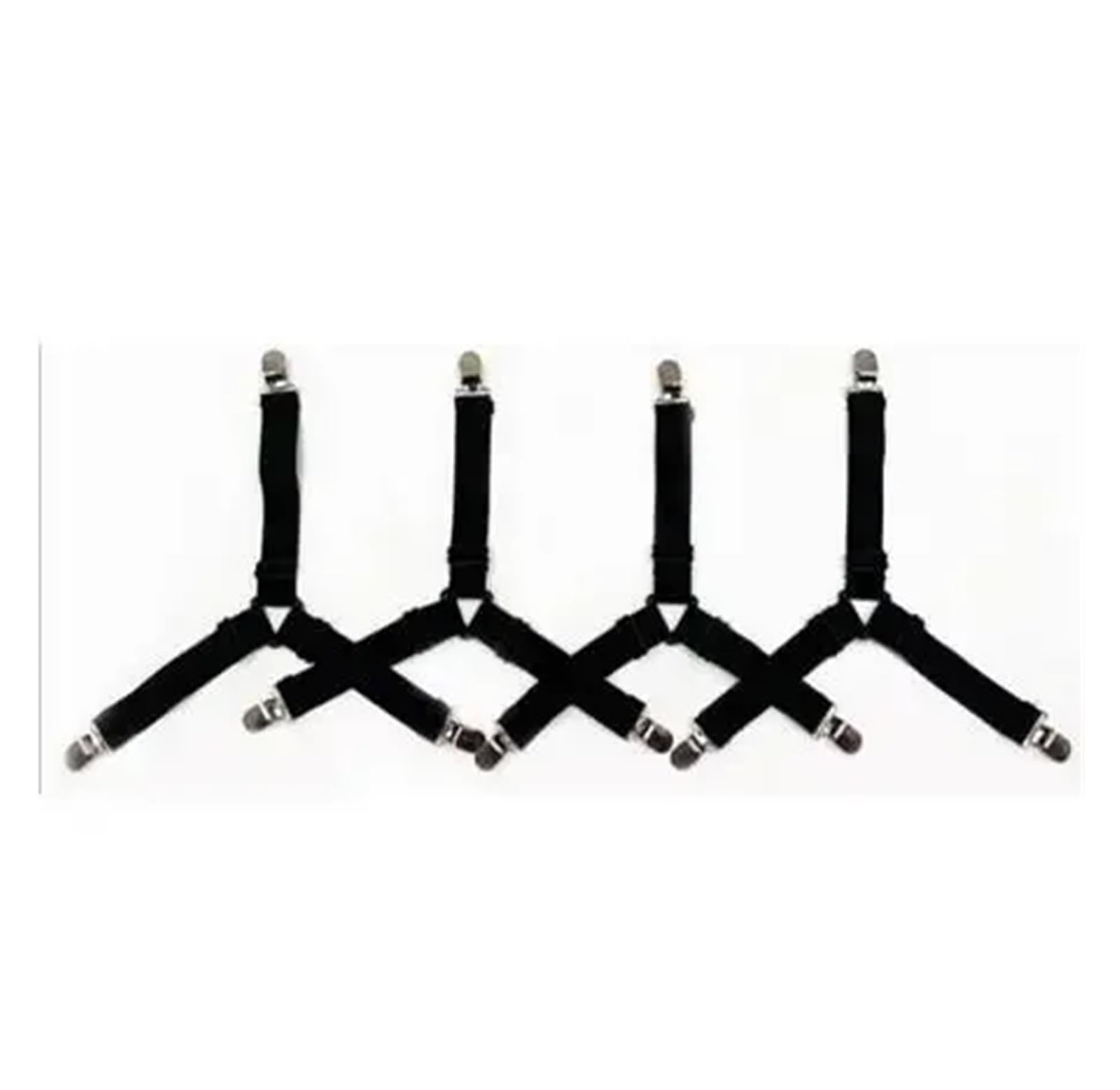 PFMSAAF bed sheet clips 4Pcs/lot Bed Sheet Fasteners Holder Gadgets for Organizer Mattress Cover Clip For Home Elastic Straps Adjustable Clips for bed