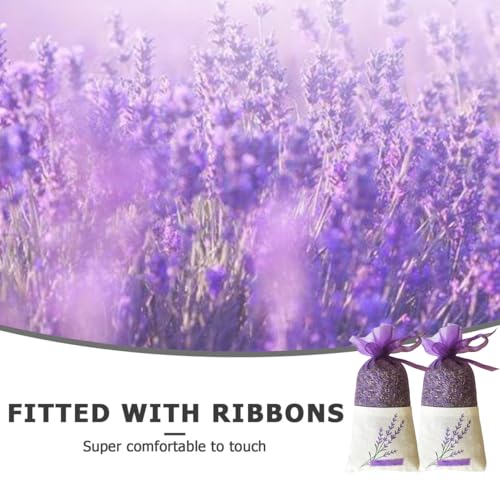 Bolsitas de Lavanda, Pack de 25, Bolsa Organza Lila miniatura 3