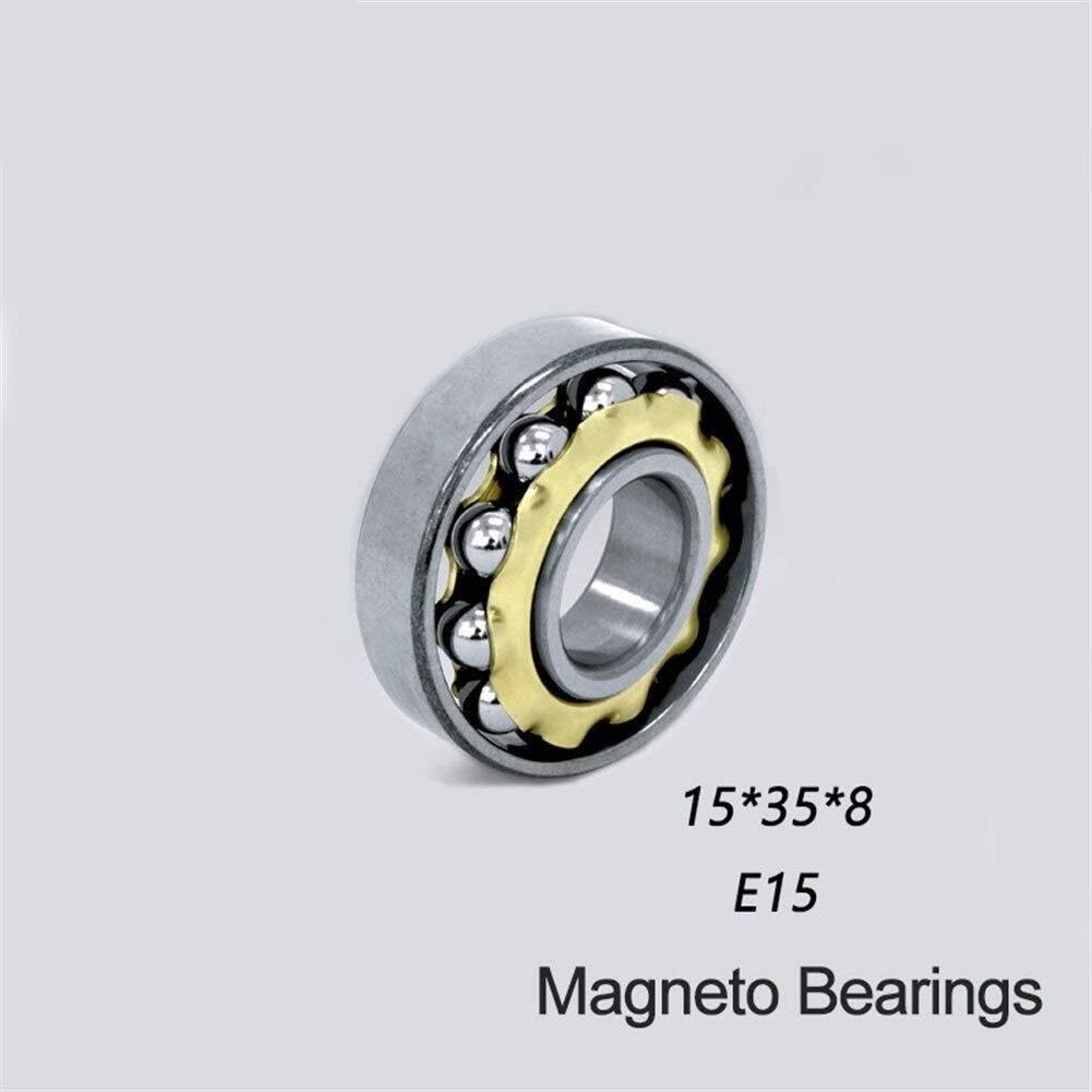 Rodamientos de Bolas, E15 Magneto que lleva los rodamientos de bolas permanentes separados del motor del contacto angular de 15x35x8m ​​m EN15 FB15
