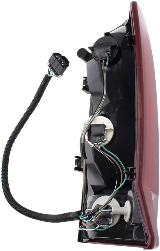 EPIC LIGHTING OE Style Halogen Tail Light Assembly Replacement for 02-06 ESCALADE [ GM2800234 15044523 ] Left Driver Side
