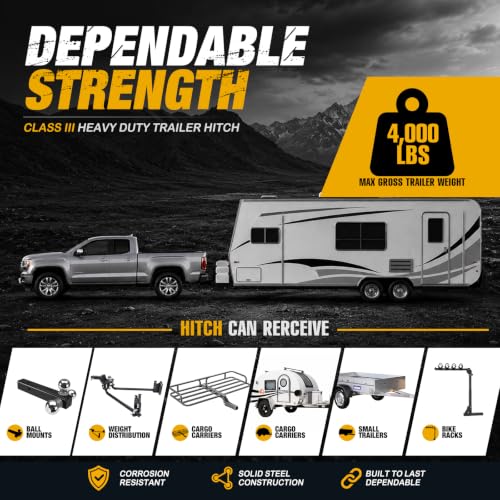 Class III Trailer Hitch for 2013–2025 Mazda CX-5 – 2-Inch Receiver, 4,000 lb GTW - Image 5