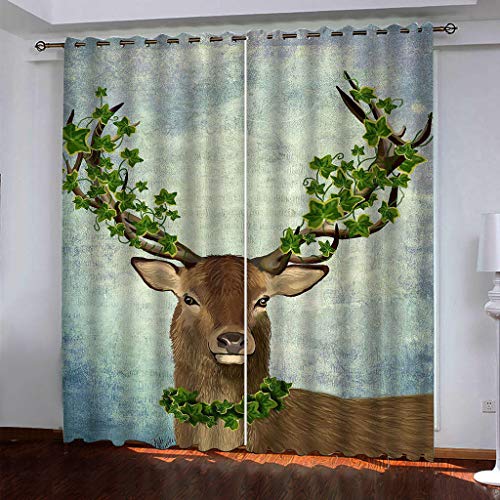 Rideaux Occultants Opaque à Oeillets Rideaux et Draperies Isolant - 2