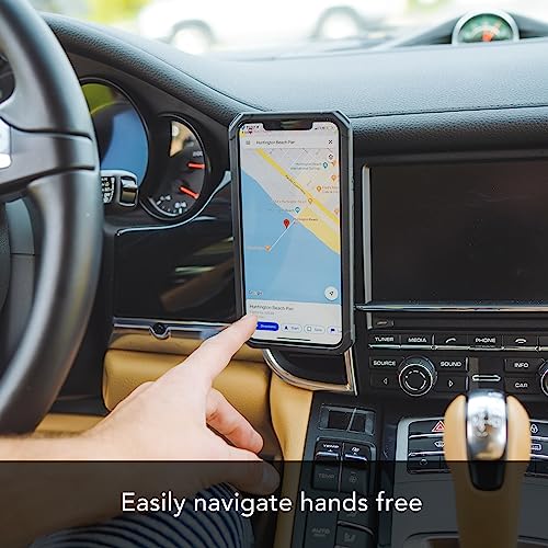 Rokform - Magnetic Air Vent Mount, Super Grip Car Truck & Van Vent Clip, Aluminum Cell Phone Holder, Removable Vent Magnet Mount, Specially Designed For Rokform Cases (Black) #TOP5