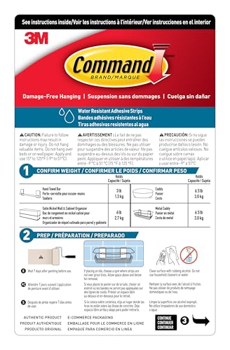 Command Shower Caddy, 1 Caddy, 4 Large Strips - image 9