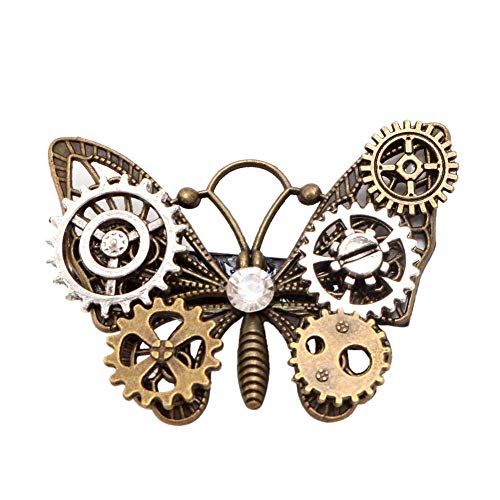 BLESSUME Vintage Steampunk Hair Clip Punk Gothic Headwear (Style 4)