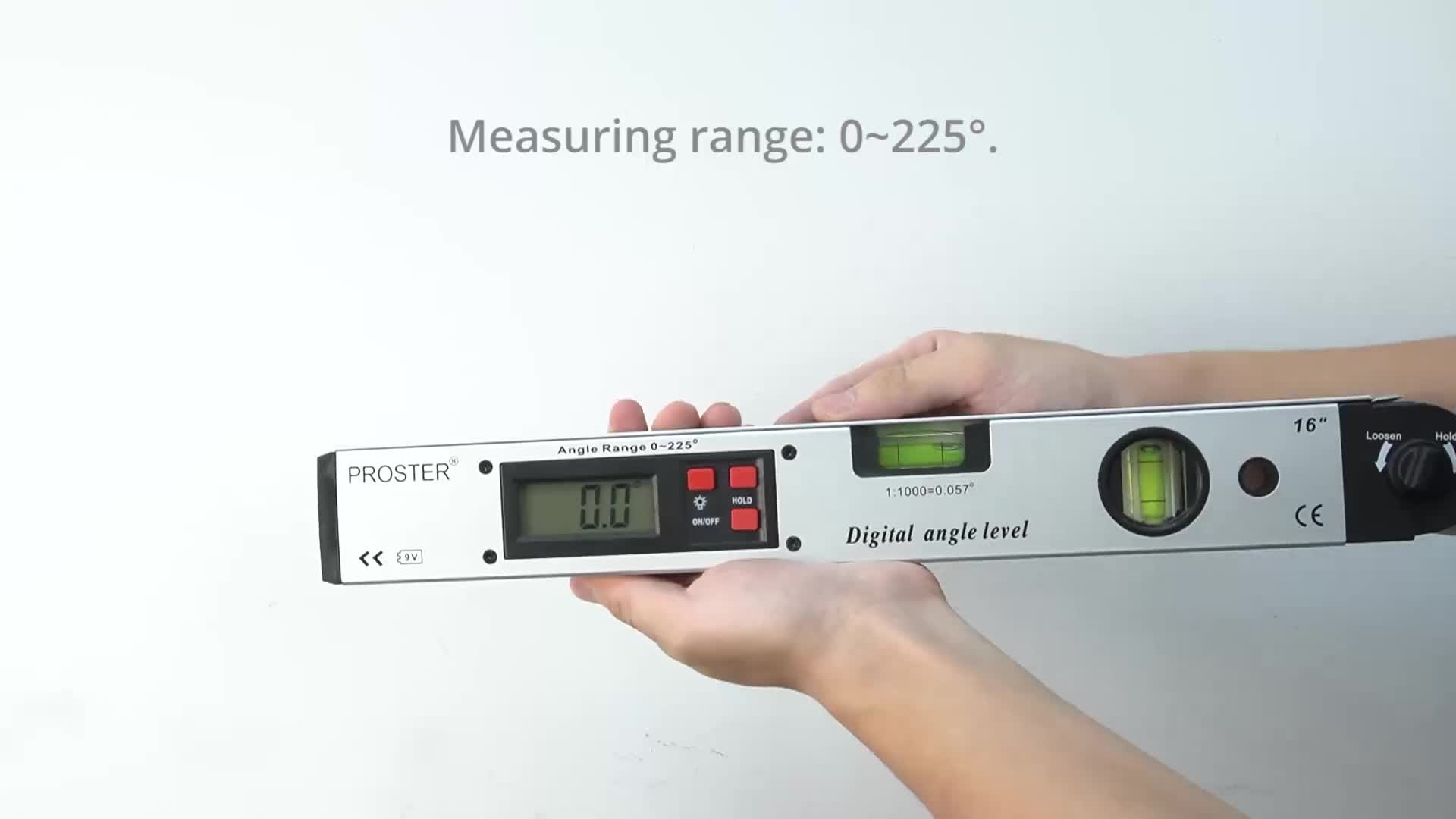 Digital Angle Finder Proster 400mm/16 Inch Digital Angle Gauge – With ...