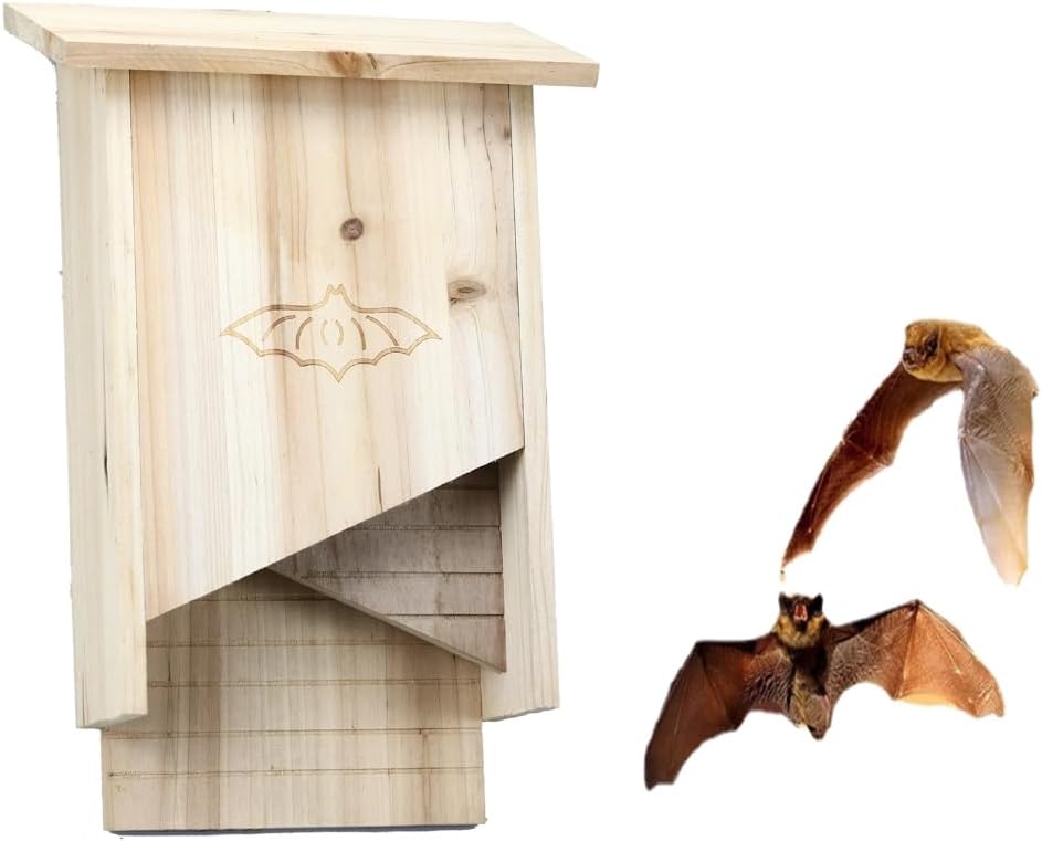 Wood Bat Shelter for Outdoor Use Attract Bat Perfect for Outdoor Enthusiasts
