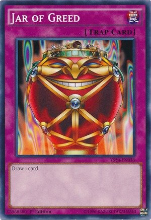 YU-GI-OH! - Jar of Greed (YS14-EN038) - Super Starter - Space-Time Showdown - 1st Edition - Common