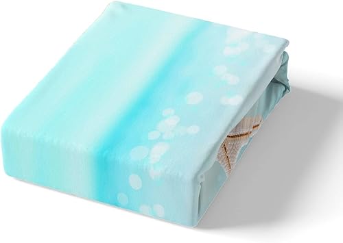 Miniatura 4 de Juego de funda de edredón de océano azul, tamaño King, juego de ropa de cama de 3 piezas para niños, adolescentes y niñas, decoración de habitación