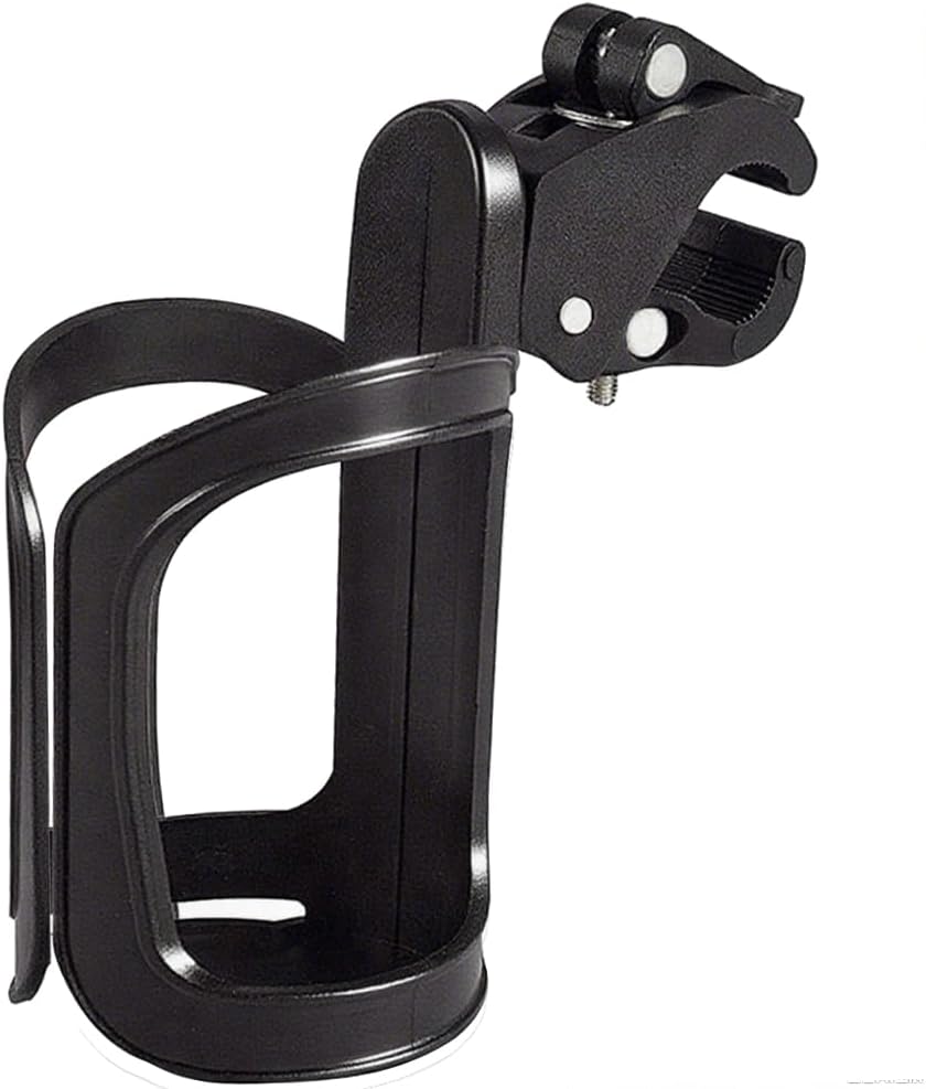 Universal Walker Cup Holder, Wheelchair Cup Holder, Rollator Accessories, Bottle Drink Holder for Walker, Wheelchair, Stroller, Rollator, Mobility Scooter, 1 Pack