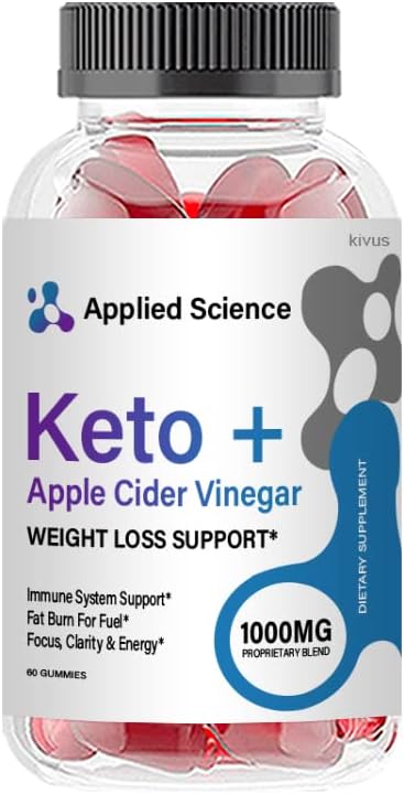 kivus(Single) Applied Science Keto - Applied Science Keto+Apple Cider Vinegar Gummies (60 Gummies)