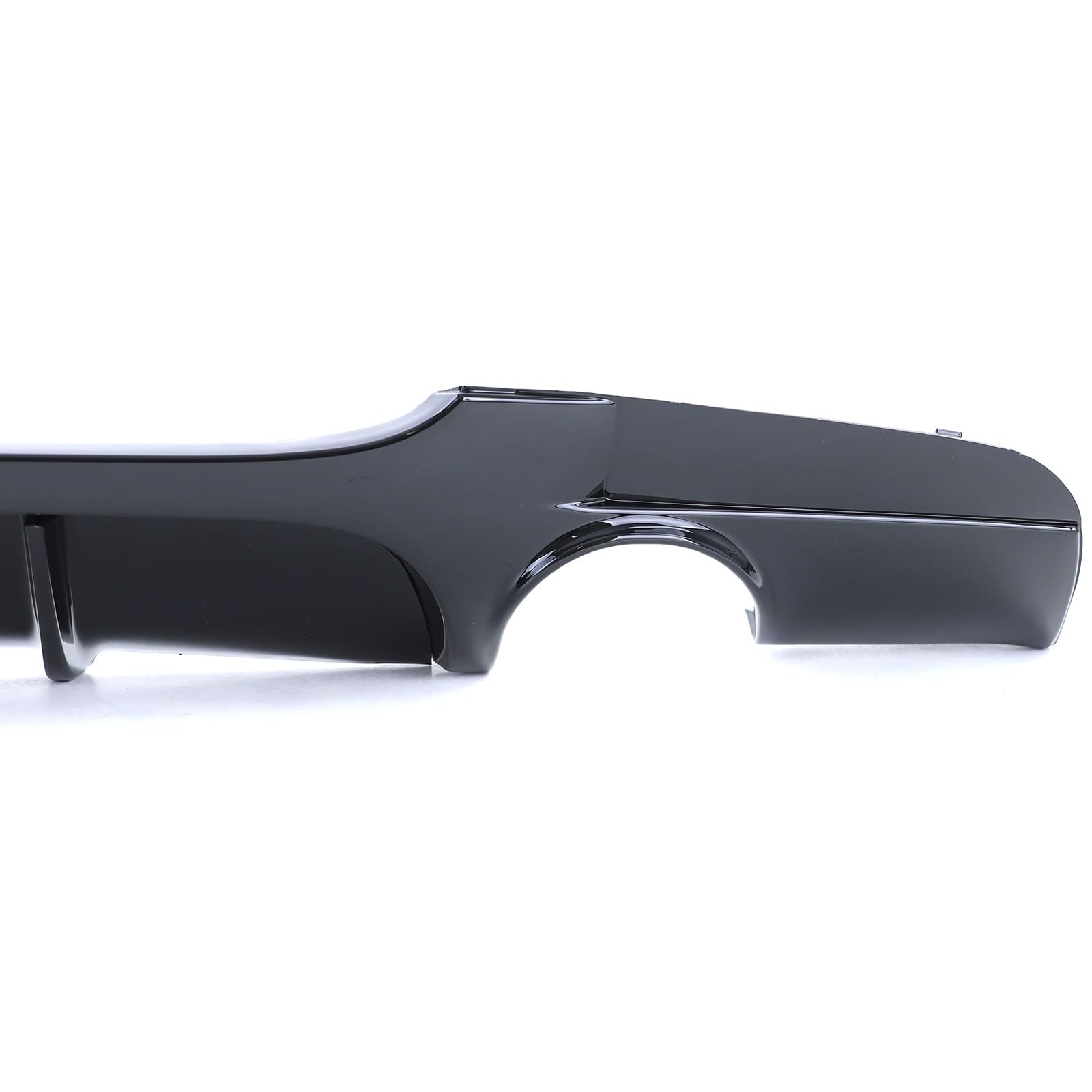 europetuning - 05984 - DIFFUSEUR Sport Double Sortie Noir Brillant Compatible BMW Serie 3 E90 E91 avec PARECHOCS M