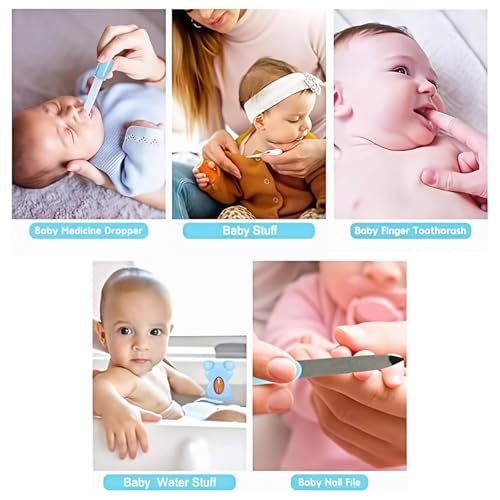 image for UHFi Baby Healthcare and Grooming Kit, Portable Baby Safety Care Set, 