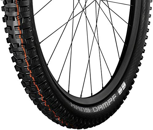 Schwalbe - Hans Dampf All Terrian and All MTB Tubeless Folding Bike Tire | 27.5 x 2.35 | Evolution Line, Super Gravity, Addix Soft | Black
