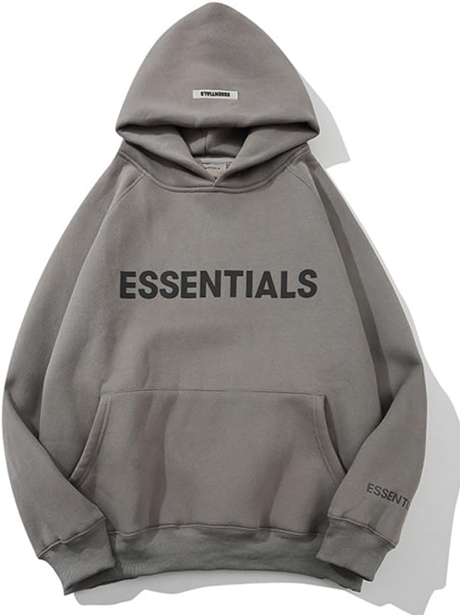 Hotexy Mujeres Hombres Hip Hop Letra Imprimir De Gran Tamaño De Manga Larga Color Sólido Unisex Sudadera