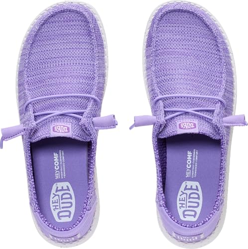 Image of HEYDUDE Women's Wendy Stretch Sox Slip On Loafer | Lightweight Stretch Mesh Easy On | Elastic Laces, Sock Like Fit