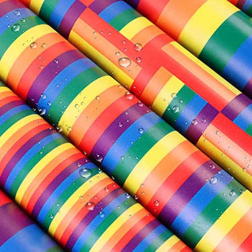 Tintnut LGBT Theme Permanent Vinyl- 7 Sheets 12"x10"Rainbow Gay Pride Patterned Permanent Adhesive Vinyl for Cutting Machine, Home Decor Self Sticker by Tintnut - Image 7