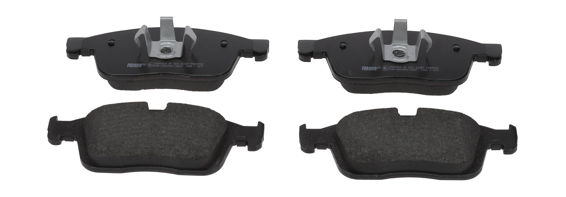 FERODO Kit pastiglie freni Anteriore predisposto per visualizzazione avviso usura senza accessori FDB4943 Compatibilità con VOLVO XC60 156 XC60 I VAN 156 | Compatibile con: VOLVO XC60 I SUV