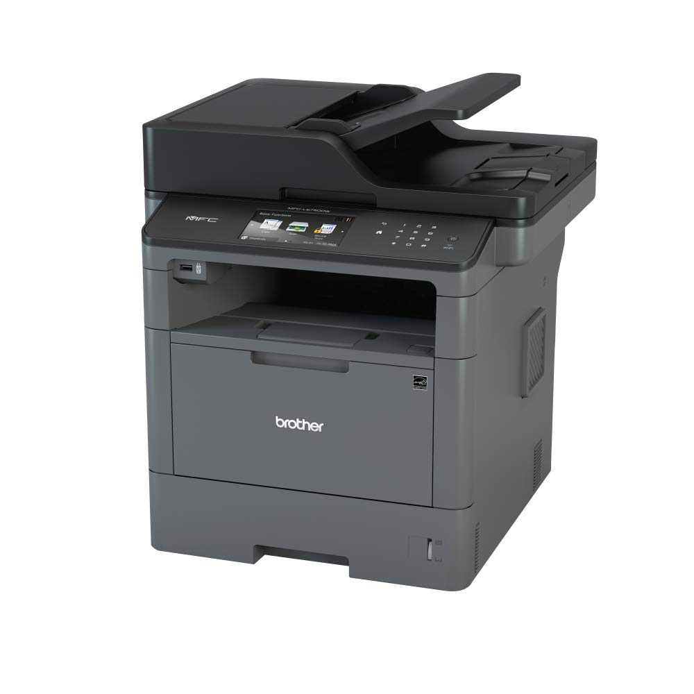 Brother MFCL5750DW Stampante Multifunzione Laser con Fax, Bianco e Nero, 40 ppm, Rete Cablata, Wi-Fi, Stampa, Copia e Scansione Fronte/Retro Automatica, Display (Ricondizionato)