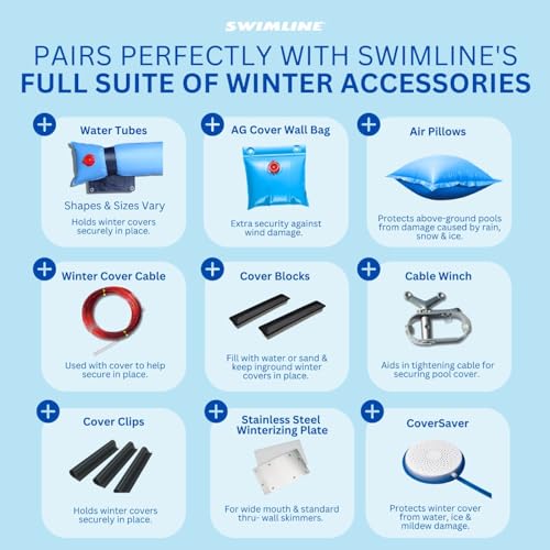 Cubierta Protectora Hidrotools Swimline para Piscinas 21x29 ft miniatura 7