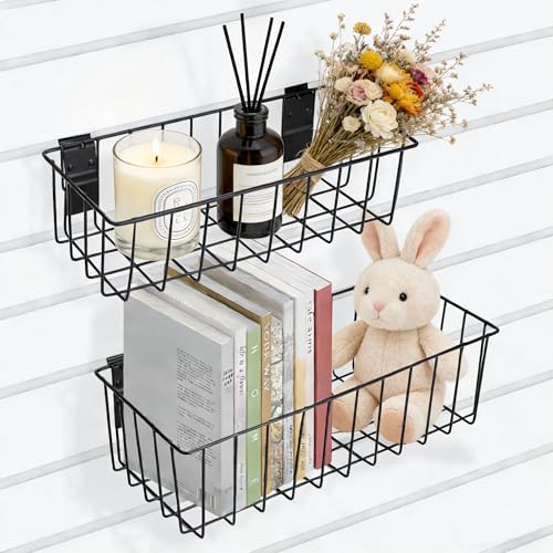 MENEONE Heavy-Duty Slatwall Baskets and Hooks Review product image