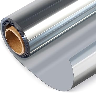 HIDBEA One Way Privacy Window Film, Silver, 35.4 x 78.7 Inch