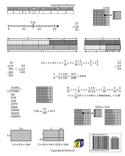 Master Decimals Math Practice Workbook with Answers